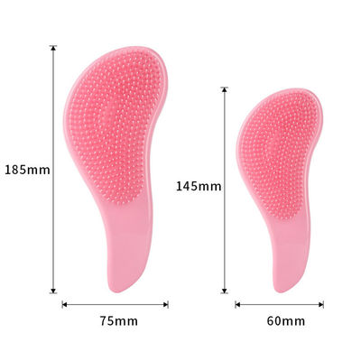 2 tamanhos Puro Pintura de Massagem da Cabeça Pincel Anti-estático Pincel de Cuidados do Cabelo Detangle Pincel de Chuveiro Pincel de Massagem da Cabeça