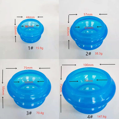 Colourful Silicone Cupping Therapy Set para massagem miofascial e alívio da dor muscular Sucção mais forte