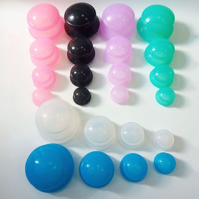 Colourful Silicone Cupping Therapy Set para massagem miofascial e alívio da dor muscular Sucção mais forte