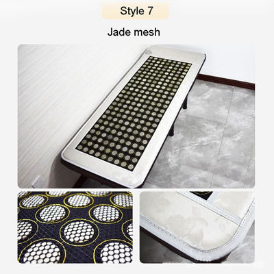 Função Tratamento de aquecimento Massagista com colorido Far Infrared Stone Medical Therapy Mat e Home Care Ray