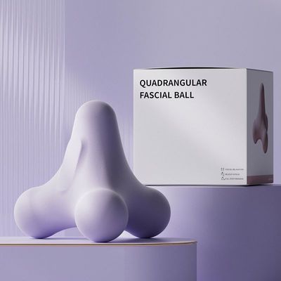 TPE Four Corner Sole Massager Fascia Relaxation Massage Ball para relaxamento muscular e função Gua Sha