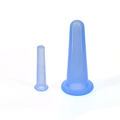 2Pcs Silicone Cupping Set para Saúde Cuidados de Terapia Física Massagem Copo de Sucção de vácuo