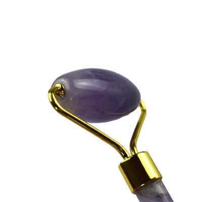 Relógio Facial Gua Sha Ametista para Rosto Olho Pescoço Corpo Logotipo personalizado Disponível