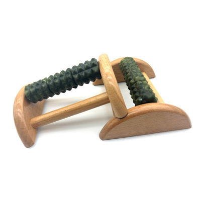 Massagista de pés de jade 14*12,8*5,2cm Xiuyan Jade Massage Roller ferramenta de massagem de sola portátil