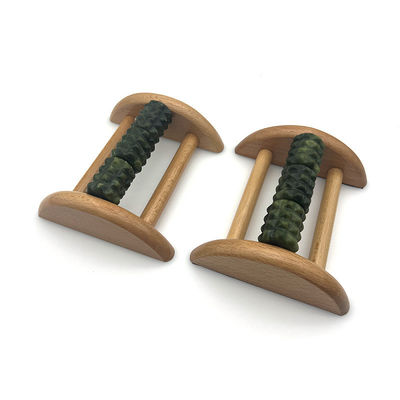 Massagista de pés de jade 14*12,8*5,2cm Xiuyan Jade Massage Roller ferramenta de massagem de sola portátil