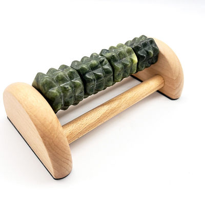 Massagista de pés de jade 14*12,8*5,2cm Xiuyan Jade Massage Roller ferramenta de massagem de sola portátil