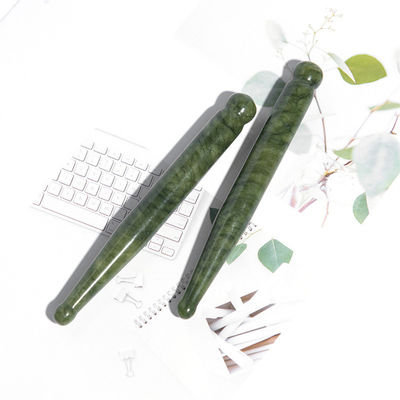 110*12mm Xiuyan Jade Gua Sha Stick A melhor massagem facial e drenagem linfática ferramenta