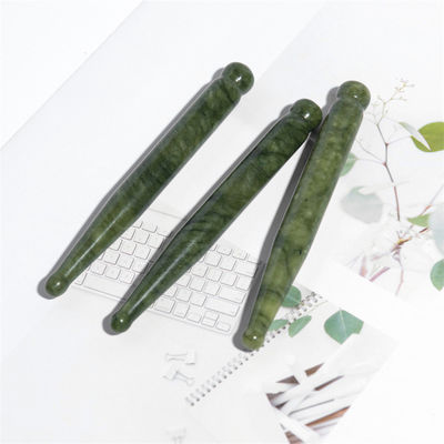 110*12mm Xiuyan Jade Gua Sha Stick A melhor massagem facial e drenagem linfática ferramenta
