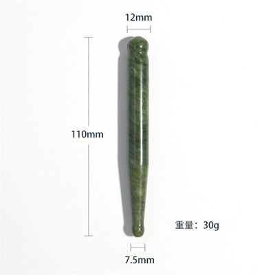 110*12mm Xiuyan Jade Gua Sha Stick A melhor massagem facial e drenagem linfática ferramenta