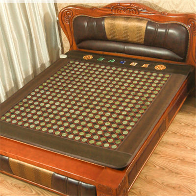 Matelas de massagem de jade natural portáteis para infravermelho e anião Jade Mat personalizado pedra de turmalina