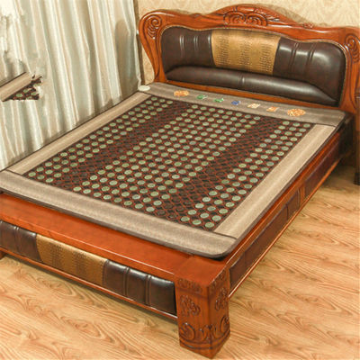 Matelas de massagem de jade natural portáteis para infravermelho e anião Jade Mat personalizado pedra de turmalina