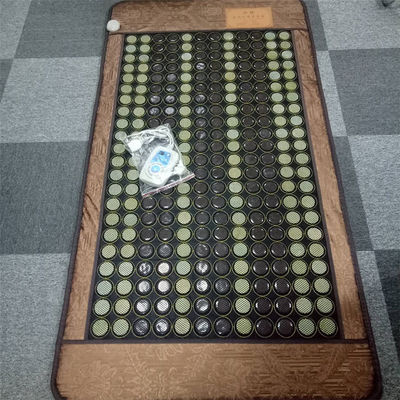 Matelas de massagem de jade natural portáteis para infravermelho e anião Jade Mat personalizado pedra de turmalina