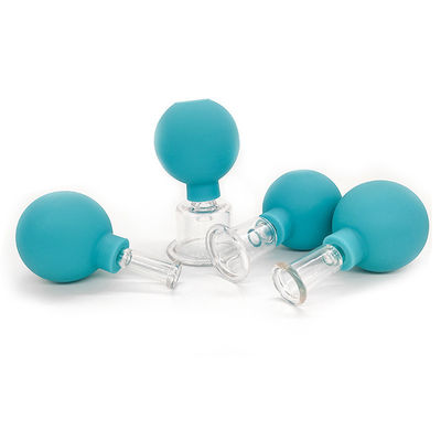4Pcs PVC Sucção Massagem a vácuo frascos de Vacuo Cupping Terapia Conjunto para a Saúde para melhorar a saúde