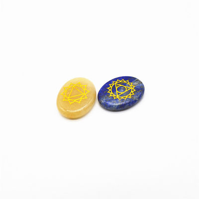 7 Chakra Stone sets Reiki Cristais Chakra Stones para Suporte de Cura Tamanho personalizado OEM