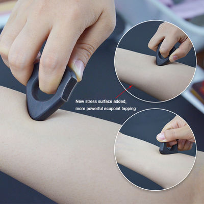 2 tamanhos Anel de massagem de pés de sândalo Pedicure Acupoint Stick Massagista de sola de madeira com função musical