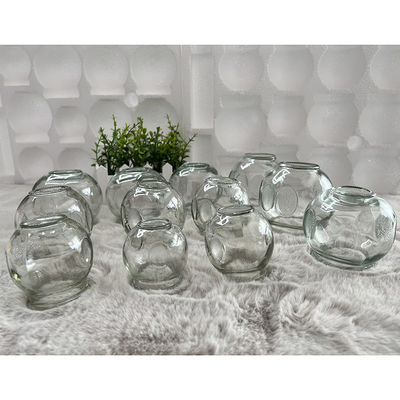 Dimensão personalizada 12pcs Cupping Glass Massage Cupping Therapy Set Cupping Therapy Dispositivo Massage Glass Fire