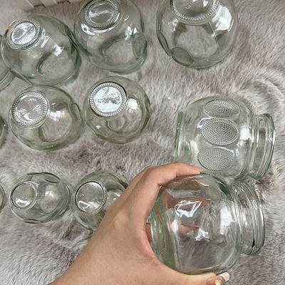 Dimensão personalizada 12pcs Cupping Glass Massage Cupping Therapy Set Cupping Therapy Dispositivo Massage Glass Fire