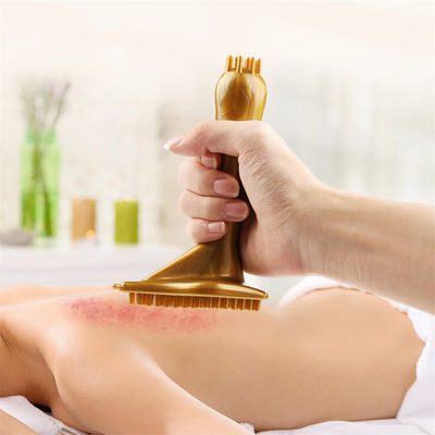 Massagista de corpo Avanço Triângulo Manual Meridiano Massagem escova Gua Sha Pushing Board Massagista Magnético de Emagrecimento
