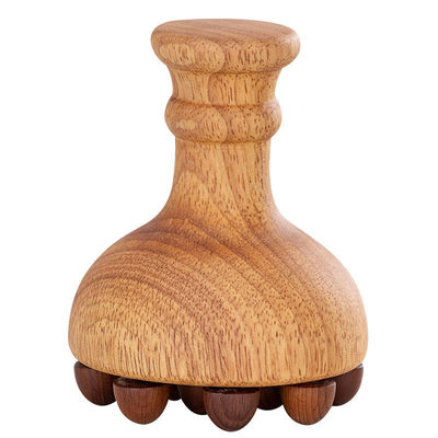Massagem de corpo inteiro Manutenção de carvalho Corpo Meridiano Escova de massagem Corpo Gua Sha Massagista Peito de massagem escalpa Com airbag