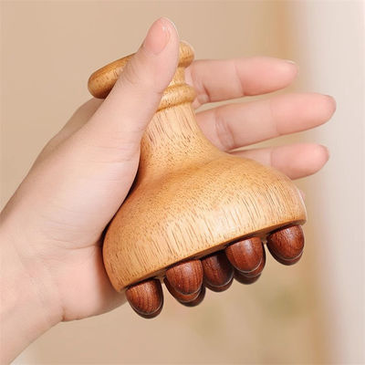 Massagem de corpo inteiro Manutenção de carvalho Corpo Meridiano Escova de massagem Corpo Gua Sha Massagista Peito de massagem escalpa Com airbag