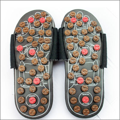 2020 Pedra de Jade Cuidados de Saúde Cura Acupuntura Sapatos Massagem de Couro Original Sapatilhas para Sapatos Massagem Natural de Pés