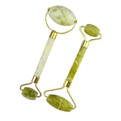Logotipo personalizado Disponível Xiuyan Jade Gua Sha Escrava Massagem Ferramenta para relaxamento facial verde e anti-envelhecimento