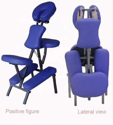 Logotipo personalizado Blue Master Massage Profesional Cadeira de Massagem Portátil com Função e Controle Manual