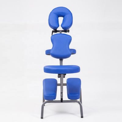 Logotipo personalizado Blue Master Massage Profesional Cadeira de Massagem Portátil com Função e Controle Manual