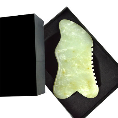 9.2*4.6cm Gua Sha Facial Tool Natural Xiuyan Jade Stone Board para SPA Tratamento de Acupuntura OEM/ODM aceitável