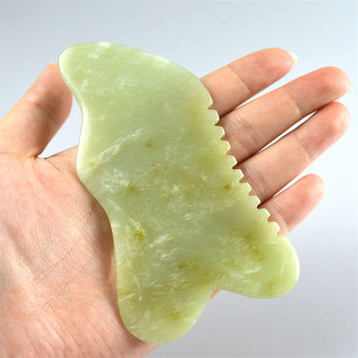 9.2*4.6cm Gua Sha Facial Tool Natural Xiuyan Jade Stone Board para SPA Tratamento de Acupuntura OEM/ODM aceitável