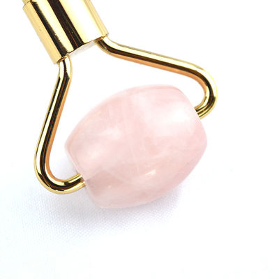 Final Design Rosa Rosa Quartz Guasha Roller Facial 100% Cristal Gua Sha Massagista para Rosto Olho Pescoço Massagem Ferramentas de beleza