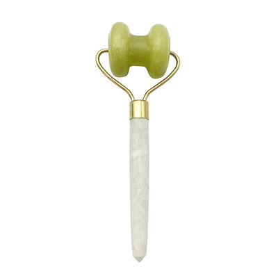 Supostamente Xiuyan Jade Massage Roller para o aperto da pele facial e redução de círculos escuros