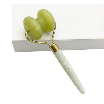 Supostamente Xiuyan Jade Massage Roller para o aperto da pele facial e redução de círculos escuros