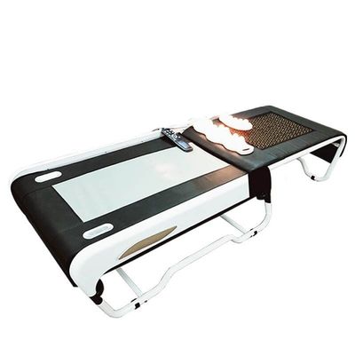 150 Pedras de Energia e Cama de Massagem de Elevação Inteligente 3D para Corpo Inteiro em Cama de Fisioterapia Quente de Turmalina V3 dobrável