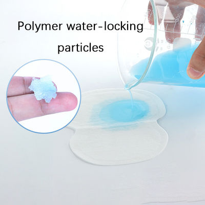 40pcs Ultra-finos de axilas Adesivo absorvente de suor com Polymer Mint Ion Prata Papel não tecido Airlaid SAP Pulpa PE Film