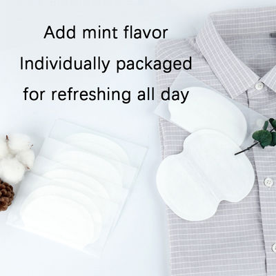 40pcs Ultra-finos de axilas Adesivo absorvente de suor com Polymer Mint Ion Prata Papel não tecido Airlaid SAP Pulpa PE Film