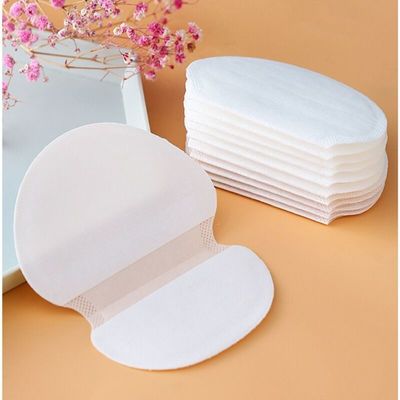 Ampolas absorventes de axila descartáveis brancas de algodão para 11*9,5cm/12,5*9,5cm/12,5*11cm