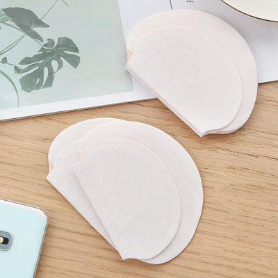 Ampolas absorventes de axila descartáveis brancas de algodão para 11*9,5cm/12,5*9,5cm/12,5*11cm