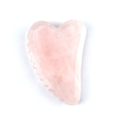 Tabuleiro Gua Sha de Quartz Rosa de Forma Personalizada