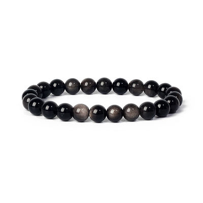 Bracelete de pérolas de jade natural para senhoras Ametista Cristal Quartz Aquamarinos Esmeralda Joias Agate Bracelete elástico para homens