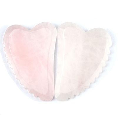 Tabuleiro Gua Sha de Quartz Rosa de Forma Personalizada