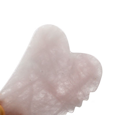 Tabuleiro Gua Sha de Quartz Rosa de Forma Personalizada