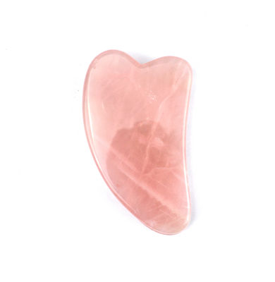 Escrava de Gua Sha de Jade Natural portátil para massagem facial e cuidados de beleza