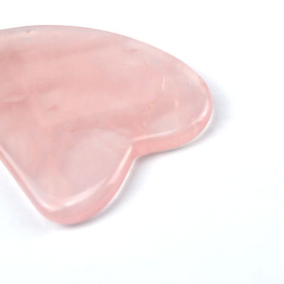 Escrava de Gua Sha de Jade Natural portátil para massagem facial e cuidados de beleza
