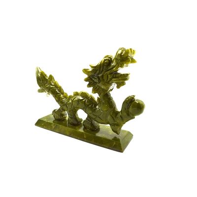 Jade Crafts Engraving Carving Tipo de inspiração asiática Jadeite estátua para colecionáveis únicos