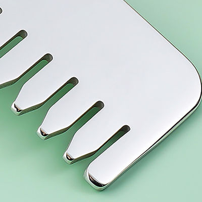 Gua Sha de aço inoxidável Peito de massagem Guasha Cabeça de pedra Massageador de cabelo Salão de beleza com logotipo personalizado