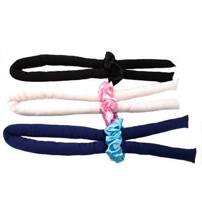 Curva de cabelo de seda Curva de cabelo de rolos Curva de fita de curva Scrunchies conjunto para curva de cabelo 100% pura seda de amoras e logotipo aceitável