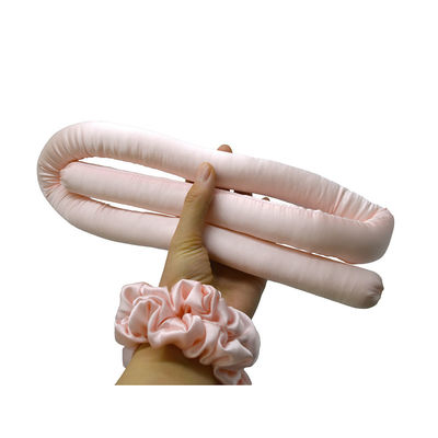 Curva de cabelo de seda Curva de cabelo de rolos Curva de fita de curva Scrunchies conjunto para curva de cabelo 100% pura seda de amoras e logotipo aceitável