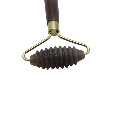 Massage Hammer Agate cinza Roller de jade com pontas para massagem facial natural antienvelhecimento terapia de bolsas de olhos ferramentas de massagem antienvelhecimento