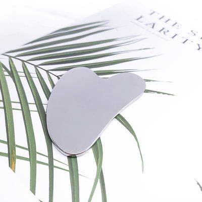 Gua Sha de aço inoxidável Metal de raspagem Guasha Tabela Facial Spa Massagem corporal Massagem Meridiana Cuidados da pele ferramenta de salão de beleza